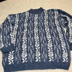 Vtg Haband For Her 100% Acrylic Sweater XL Grandma Core